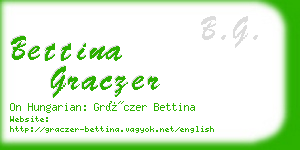 bettina graczer business card